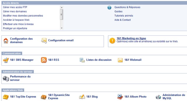 administration mysql
