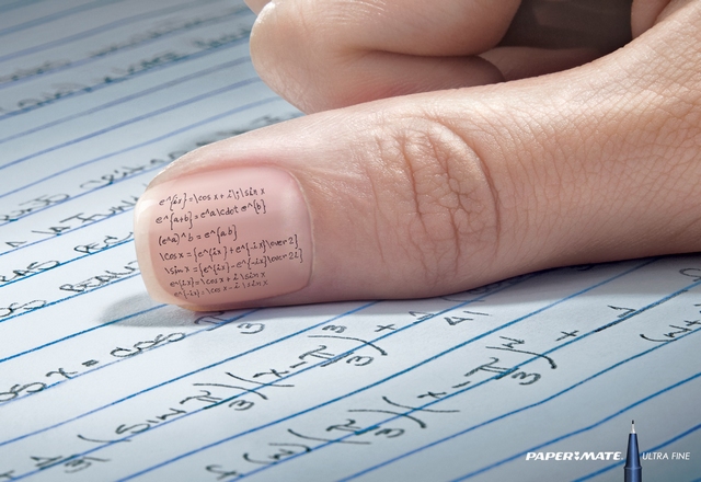 pub pour un stylo
