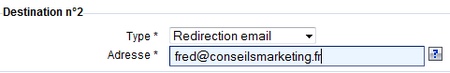 email redirection
