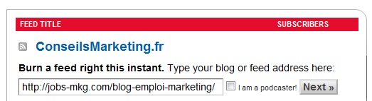 blog pro flux rss