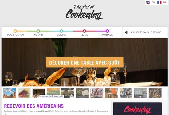 Lancer une Start Up, l'exemple cookening.com 2
