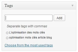 tags et seo