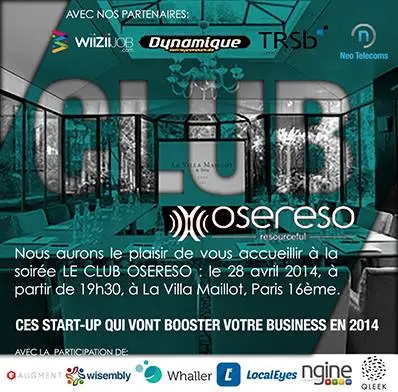 Ces start-up qui vont booster votre business en 2014 - Conférence OSERESO 13