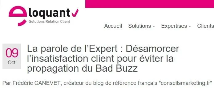 Il vaut mieux désamorcer l’insatisfaction client que de gérer un Bad Buzz ! 3