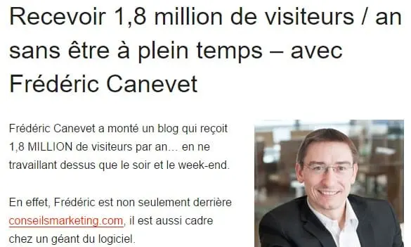Comment un Blog peut devenir le pilier d'un Business ? 5