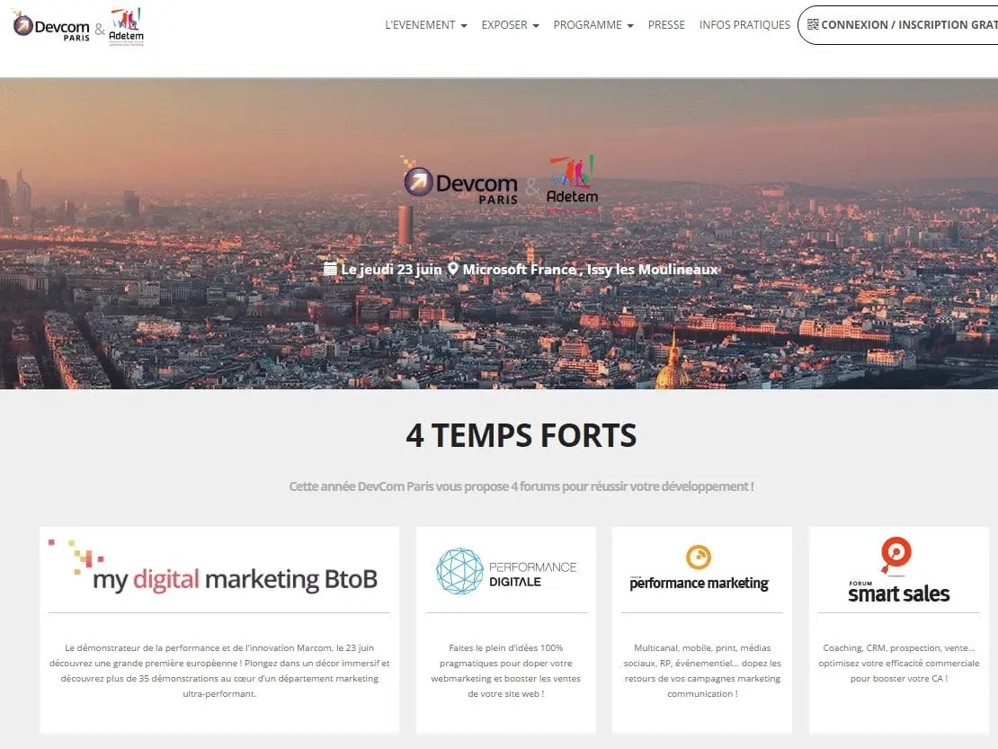 Demain c'est le DEVcom Paris : Assistez à plusieurs dizaines d'ateliers marketing & communication ! 3