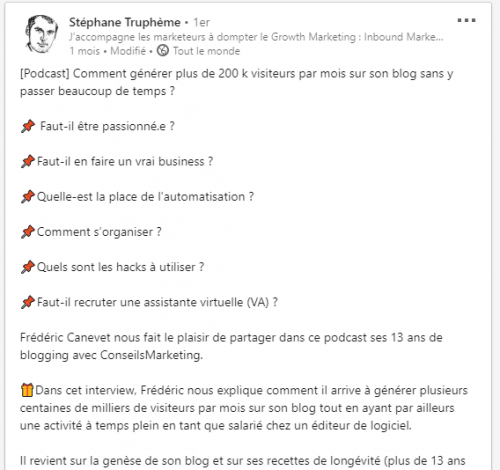 Utilisez les caractères spéciaux dans LinkedIn pour sortir du lot ! 3