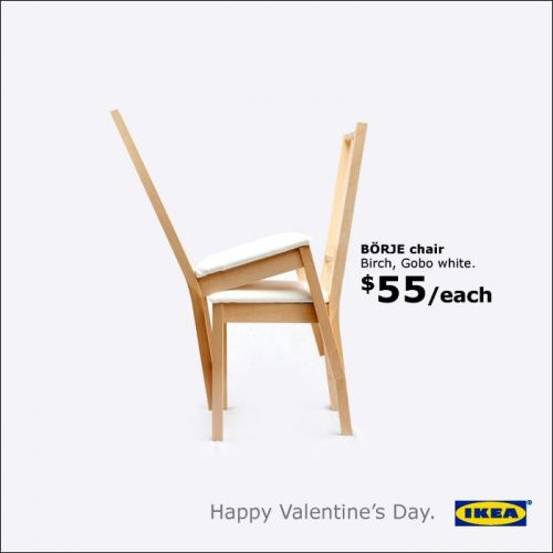 Les plus belles publicités sur la Saint Valentin... de quoi devenir Romantique - creative valentine's day ads 7