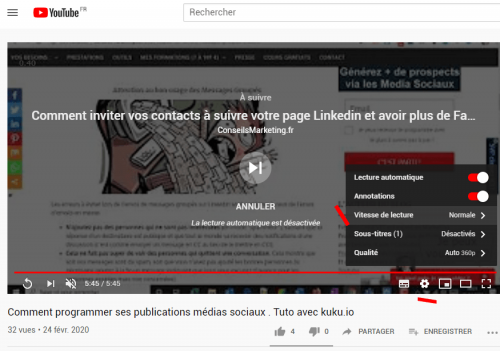 Comment modifier la vitesse de lecture sur Youtube... Jusqu'à 16 fois plus rapide ! 5