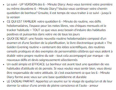 résumé the 6 minutes diary