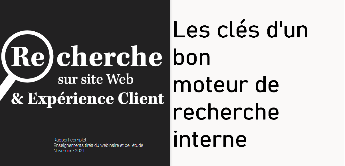 Livre Blanc : Recherche sur site web et Expérience Client + le replay de la conférence sur l'optimisation du moteur de recherche ecommerce 3