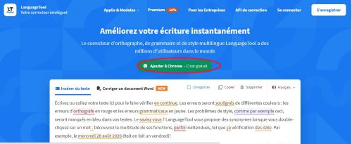 Corrigez les fautes d'orthographe facilement avec le correcteur d'orthographe en ligne LanguageTool ! 5