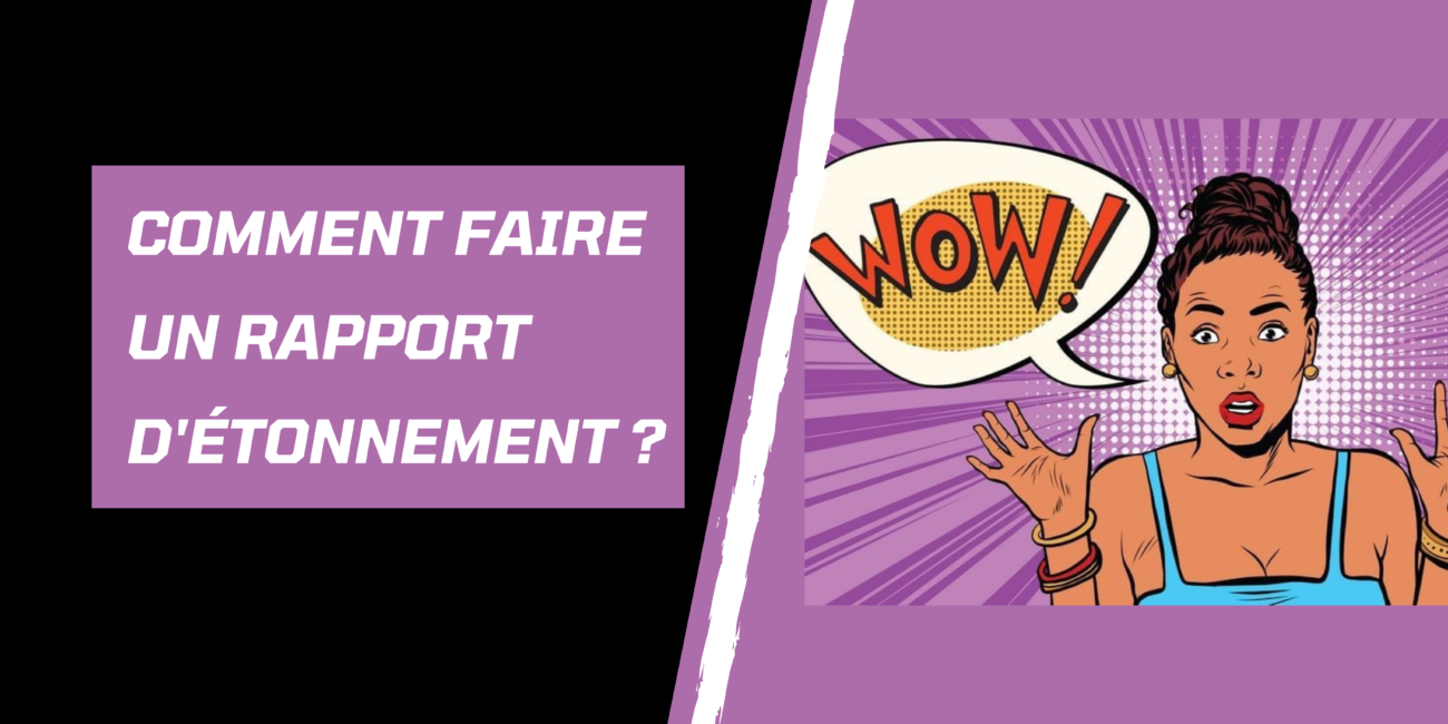 Comment faire un rapport d'étonnement ? 13
