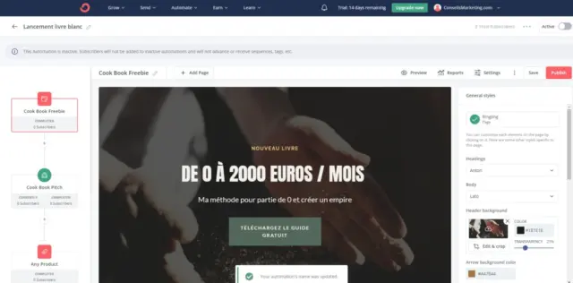Le Top 17 des logiciels d'emailing, des logiciels d'emailing gratuits aux solutions d'emailing les plus performantes ! 62