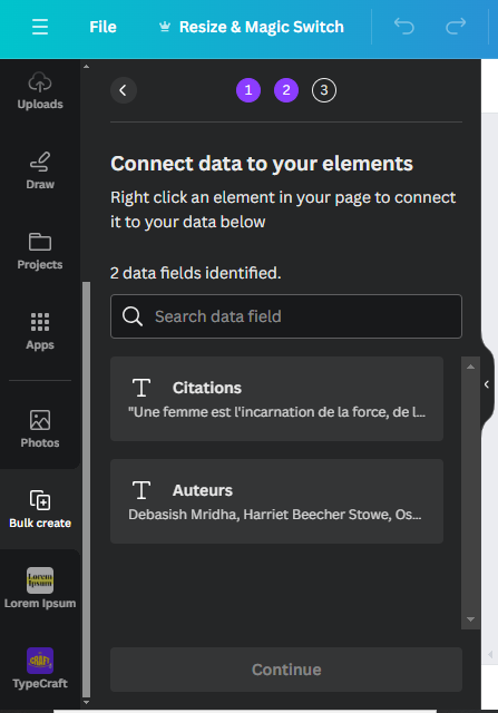 Automatisez votre travail dans canva : tuto sur l'import de données depuis ChatGPT ! 14