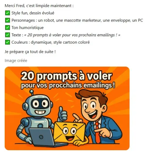 10 conseils pour utiliser l'IA + 20 prompts pour améliorer les performances de ses emailings 79